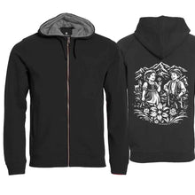 Charger l'image dans la galerie, Kapuzenjacke Heidi &amp; Peter, Schwarz, Rücken
