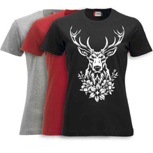 Lade das Bild in den Galerie-Viewer, T-Shirt Hirsch Damen
