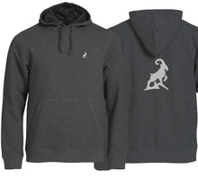 Load image into Gallery viewer, Hoodie Anthrazit Meliert mit Logo
