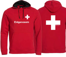 Carica l&#39;immagine nel visualizzatore di Gallery, Felpa con cappuccio Swiss cross 2.0
