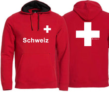 Carica l&#39;immagine nel visualizzatore di Gallery, Felpa con cappuccio Swiss cross 2.0
