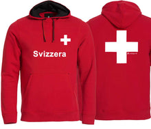 Carica l&#39;immagine nel visualizzatore di Gallery, Felpa con cappuccio Swiss cross 2.0
