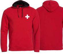 Carica l&#39;immagine nel visualizzatore di Gallery, Felpa con cappuccio Swiss cross 2.0
