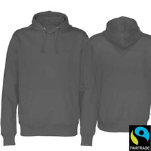 Lade das Bild in den Galerie-Viewer, Hoodie Bio-Fair Grau Fairtrade
