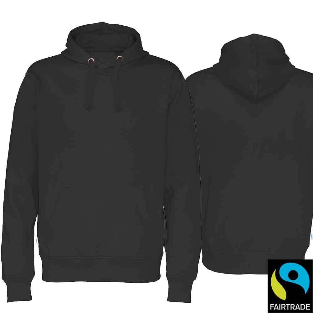 Hoodie Bio-Fair Schwarz Fairtrade