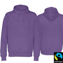 Carica l&#39;immagine nel visualizzatore di Gallery, Hoodie Bio-Fair Violette Fairtrade
