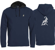 Load image into Gallery viewer, Hoodie Dark Navy mit Logo
