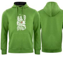 Load image into Gallery viewer, Hoodie Grünmeliert mit Scherenschnitt
