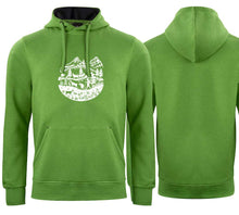 Load image into Gallery viewer, Hoodie Grünmeliert mit Scherenschnitt
