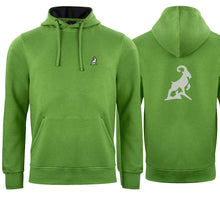 Load image into Gallery viewer, Hoodie Grünmeliert mit Logo
