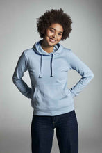 Lade das Bild in den Galerie-Viewer, Hoodie Women Bio-Fair Sky Blue Fairtrade
