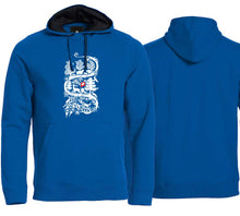 Charger l&#39;image dans la galerie, Hoodie Royal Blau mit Scherenschitt
