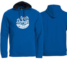 Charger l&#39;image dans la galerie, Hoodie Royal Blau mit Scherenschnitt
