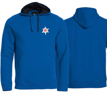 Charger l&#39;image dans la galerie, Hoodie Royal Blau mit Edelweiss auf Brust
