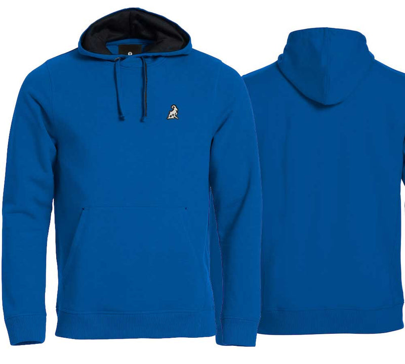 Hoodie bleu royal avec logo