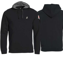 Lade das Bild in den Galerie-Viewer, Hoodie Schwarz mit Logo und Edelweiss
