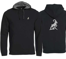 Lade das Bild in den Galerie-Viewer, Hoodie Schwarz mit Logo
