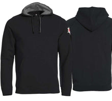 Lade das Bild in den Galerie-Viewer, Hoodie Schwarz mit Edelweiss
