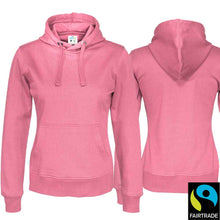 Lade das Bild in den Galerie-Viewer, Hoodie Women Bio-Fair Pink Fairtrade
