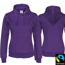 Carica l&#39;immagine nel visualizzatore di Gallery, Hoodie Women Bio-Fair Violette Fairtrade
