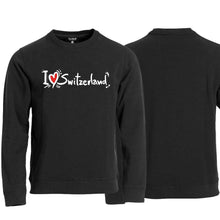 Load image into Gallery viewer, Pullover Schwarz, I Love Switzerland
