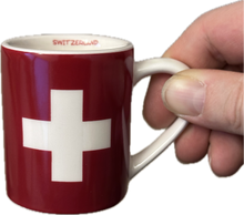 Load image into Gallery viewer, Espresso cup with Swiss cross

