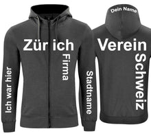 Lade das Bild in den Galerie-Viewer, Kapuzenjacke Antrazit Grau
