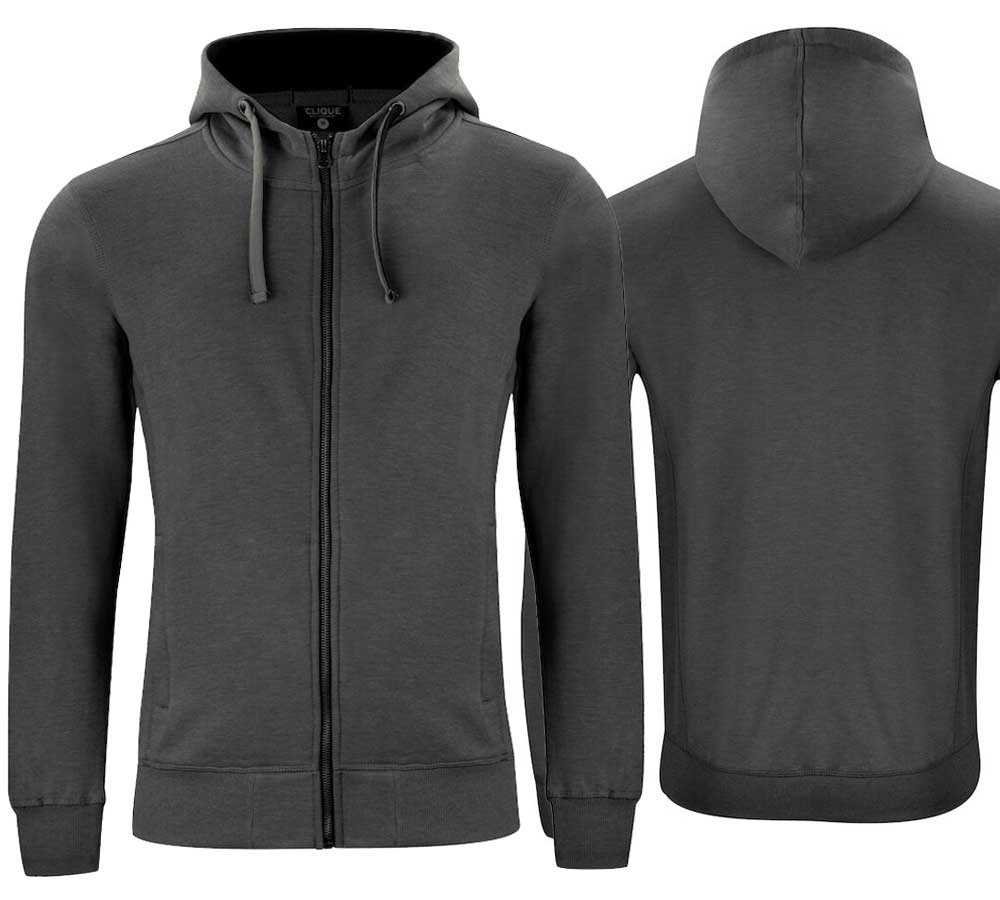 Kapuzenjacke Antrazit Grau