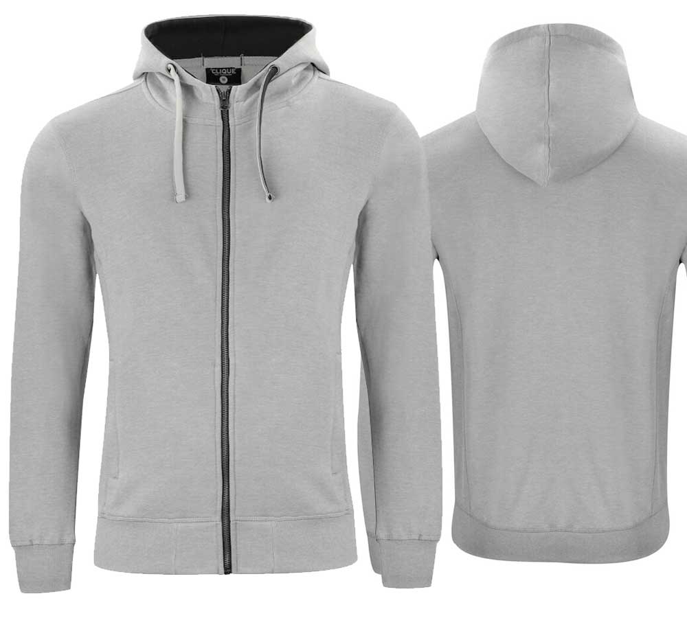Hooded jacket grayish