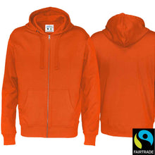 Lade das Bild in den Galerie-Viewer, Kapuzenjacke Orange, Fairtrade
