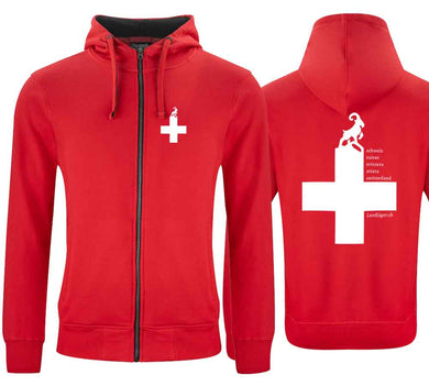 Veste à capuche Croix suisse Landjäger ♂♀