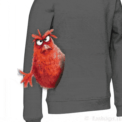 Hoodie Kinder Bio-Fair mit Taschentier