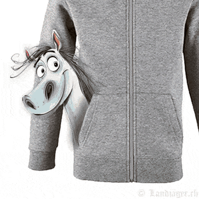 Kapuzenjacke mit Taschentier Kids