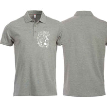 Lade das Bild in den Galerie-Viewer, Polo Alpen-Kuh, Grau, Brust klein
