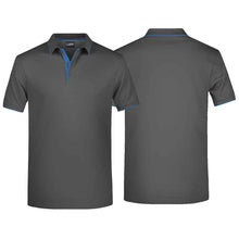 Load image into Gallery viewer, Classic polo shirt with contrasting stripes
