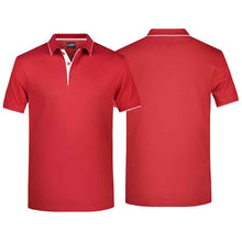 Load image into Gallery viewer, Classic polo shirt with contrasting stripes
