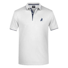 Lade das Bild in den Galerie-Viewer, Landjaeger-Style-Poloshirt_Weiss_Blau-Landjaeger.ch
