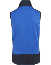 Load image into Gallery viewer, Leichtes Strick Gilet Regatta Unisex Blue/Navy hinten
