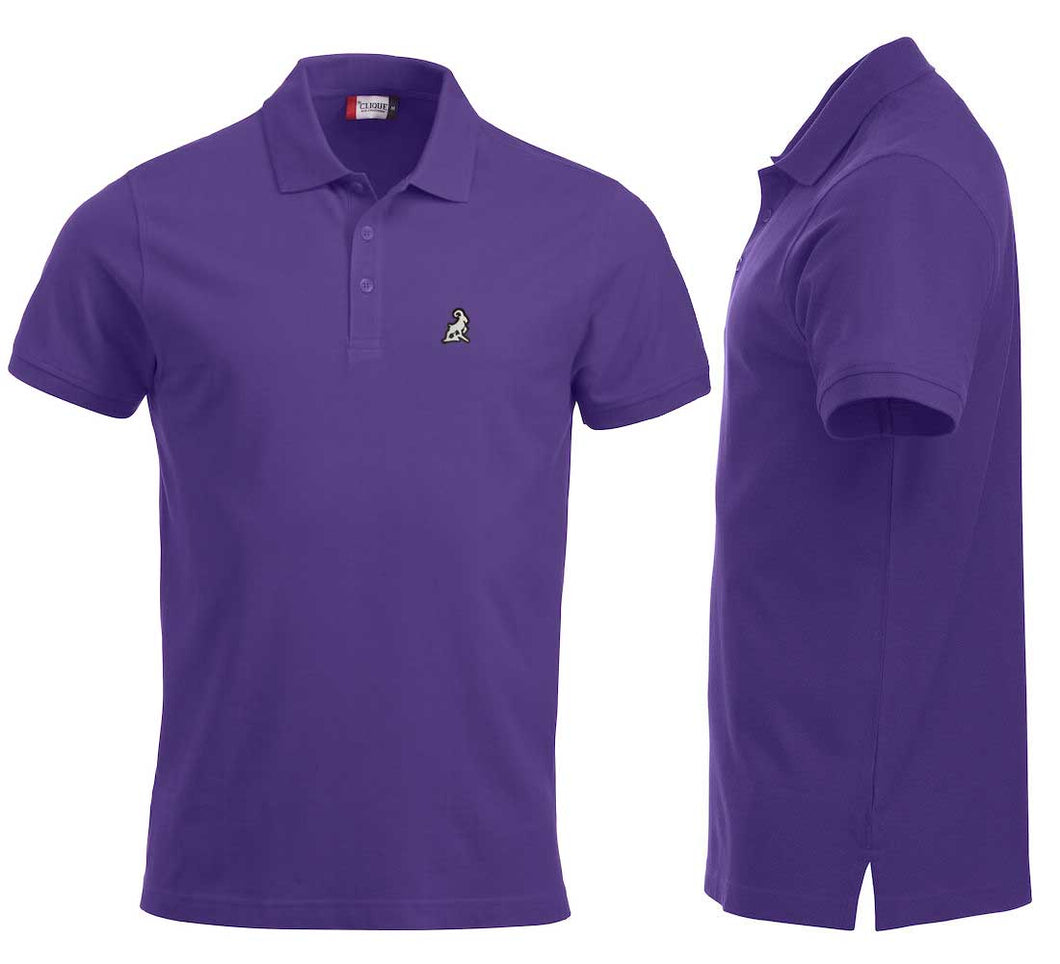 Polo Lila mit Logo