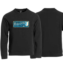 Carica l&#39;immagine nel visualizzatore di Gallery, Pullover Schwarz, Lucerne (Englisch) Wappen / Schild
