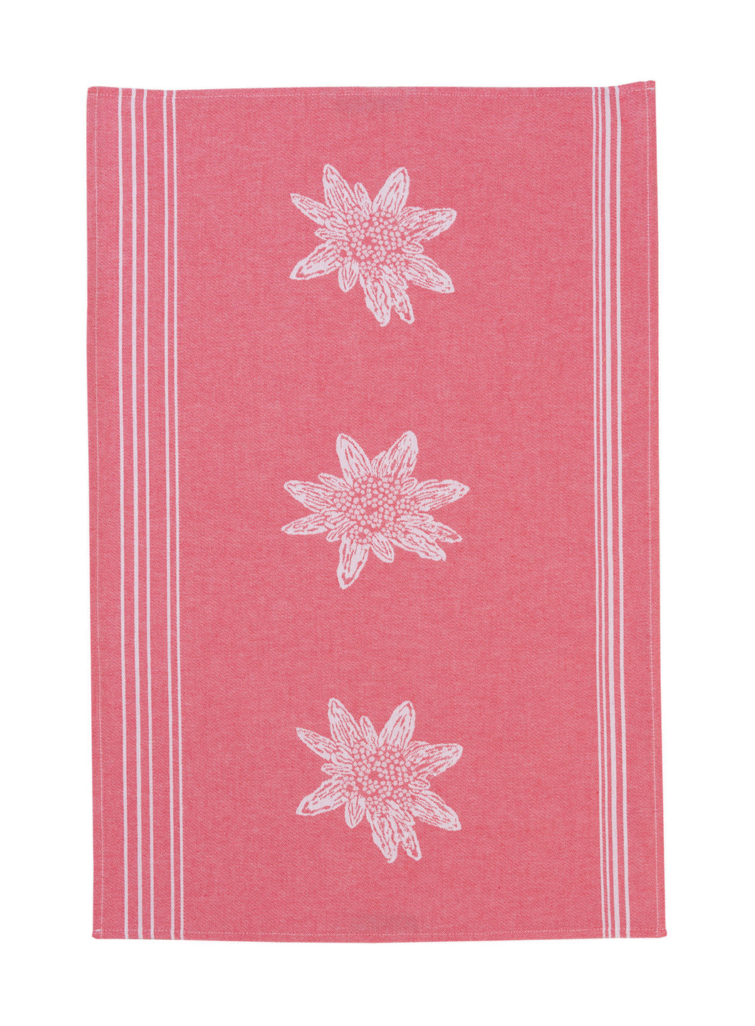 Berg-Edelweiss Küchentuch Rot