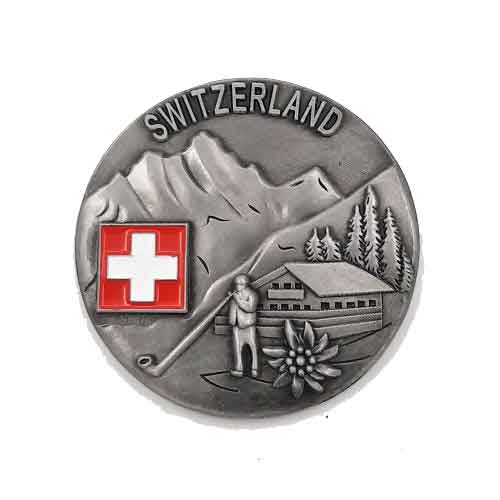 Magnetmünze Switzerland