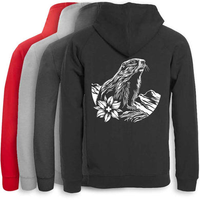 Kapuzenjacke Murmeltier Unisex