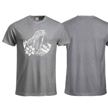 Lade das Bild in den Galerie-Viewer, T-Shirt mit Alpen-Murmeltier, Gtrau, Brust gross
