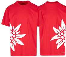 Load image into Gallery viewer, Oversize t-Shirt Edelweiss, Rot, Seite gross
