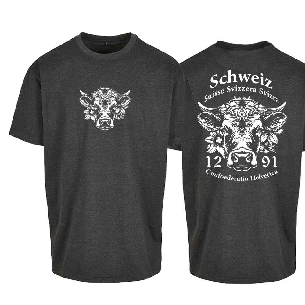 Mädchen-Set: Kuh-T-Shirt Mit Rüschenärmeln & Leopardenrock – Baumwolle, Für 6 Monate Bis 5 Jahre