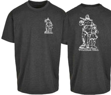 Charger l&#39;image dans la galerie, Oversize T-Shirt Graumeliert mit Wilhelm Tell
