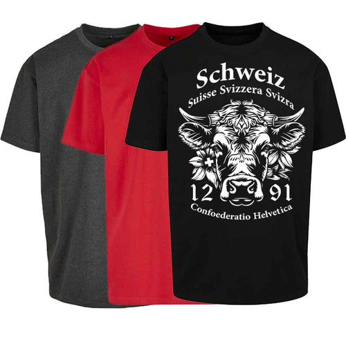 Oversize T-shirt Hérens cow