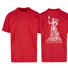 Charger l'image dans la galerie, Oversize T-Shirt Helvetia Libertas, Rot, Rücken
