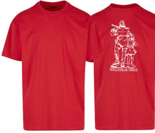 Charger l&#39;image dans la galerie, Oversize T-Shirt Rot mit Wilhelm Tell
